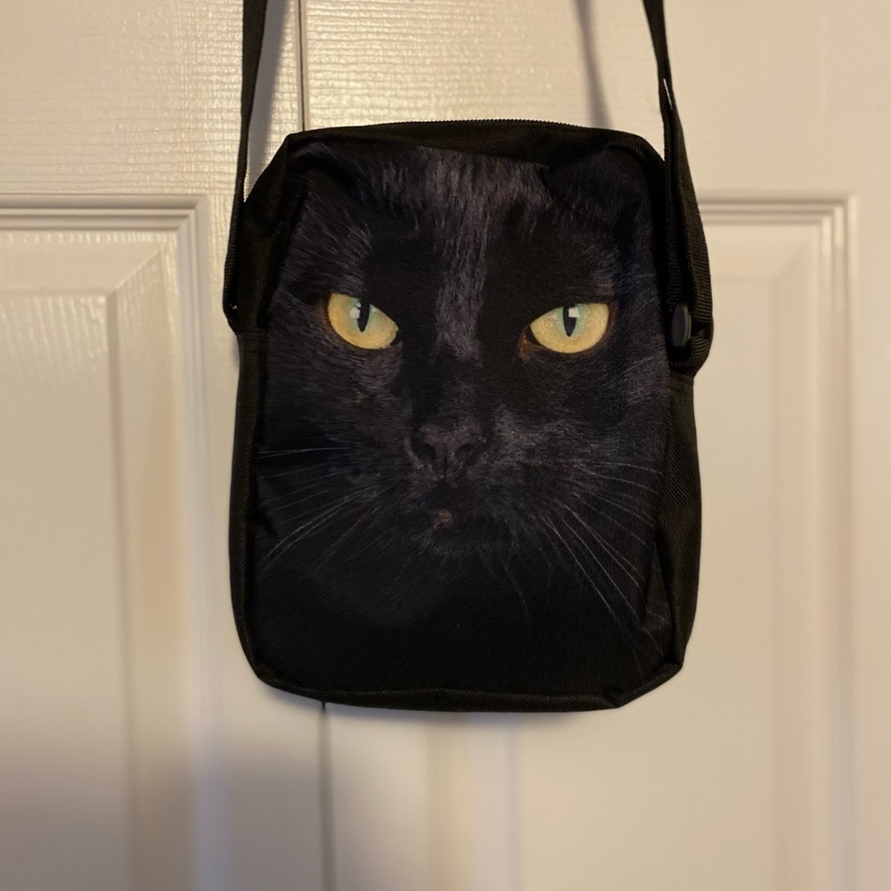 Cat crossbody purse